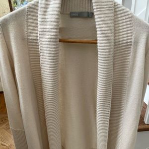 Beige/ Oatmeal Vince Open Sweater